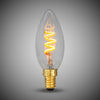 3W CANDLE C35 Dim to warm  E14 Clear LED Bulb