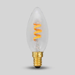 3W CANDLE C35 Dim to warm  E14 Clear LED Bulb