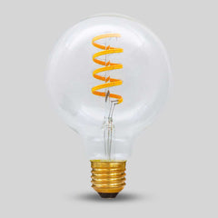 7W Globe G95 Dim to warm E27 Clear LED Bulb