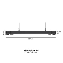 100W LED LINEAR HIGH BAY CCT Switchable