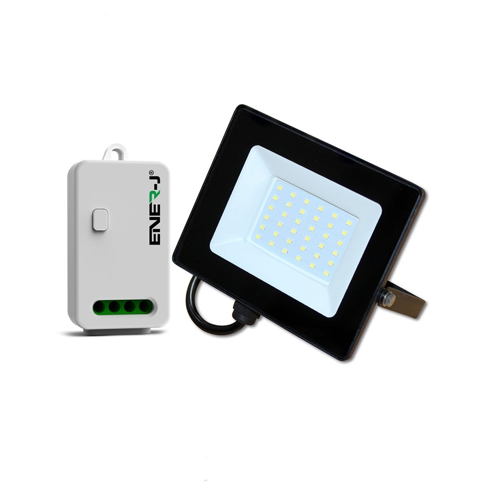 30W LED Flood light Pre Wired with ECO Series 500W Non Dimmable RF receiver