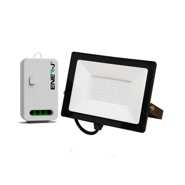 50W LED Floodlight Pre Wired with ECO Series 500W Non Dimmable RF receiver