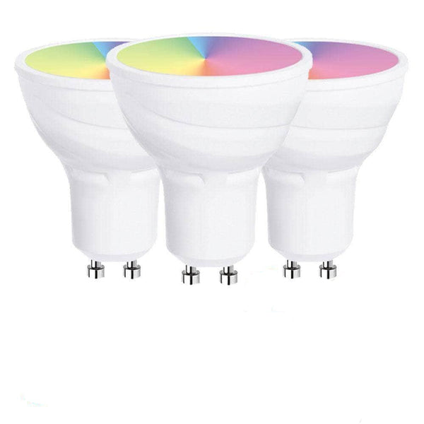 5W Smart Colour Changing Light Bulb, GU10 RGB CCT Colour Changing Bulbs  (Pack of 3)