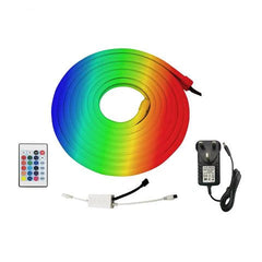 3 Meters Smart Wi-Fi RGB Colour Changing LED Neon Strip Kit with Remote and UK Plug