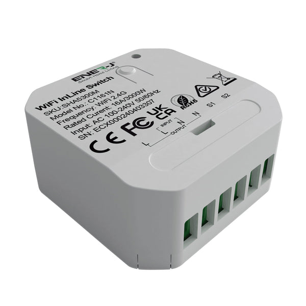 13A WiFi + BLE Inline switch