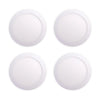 Pack of 4 12W Recessed Round LED Downlight Mini Panel 170mm Diameter, 3000K