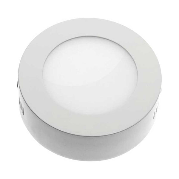 Pack of 4 6W Round Circle LED Surface Mounted Panel Downlight 6000K