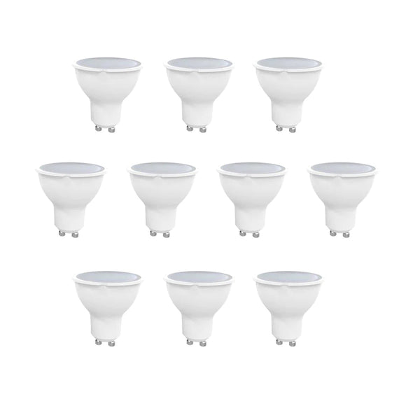 10 Pack - 5W GU10 LED Bulb 4000K Non-Dimmable