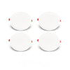 24W Frameless Recessed-Surface Super LED Panel Downlights, 105mm, Round Pack of 4