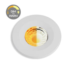 Primed Paintable CCT Dim To Warm Fire Rated LED Dimmable 10W IP65 Downlight