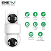 Smart Wi-Fi Dual Lens Outdoor DomeCamera White